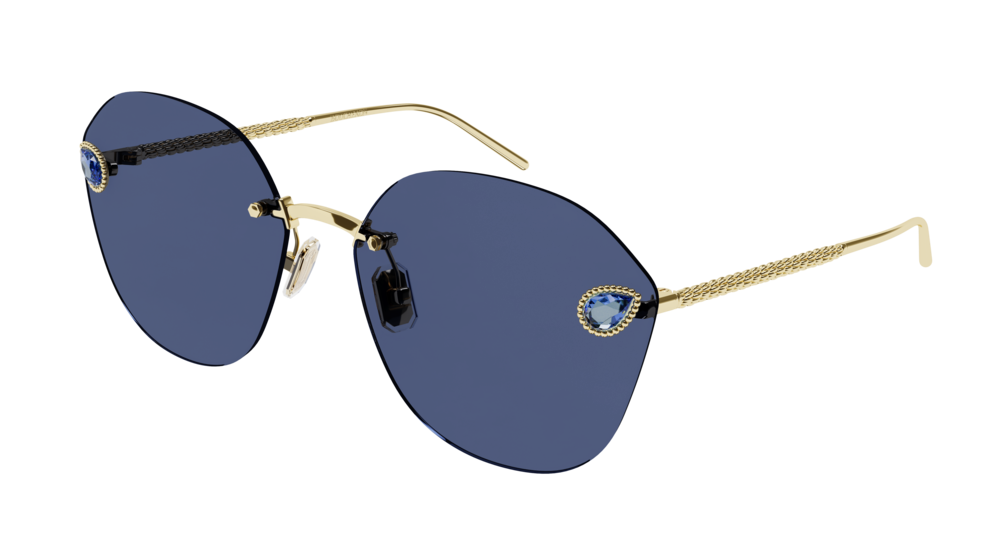 Boucheron Sunglasses BC0128S 001 18k Gold Plated